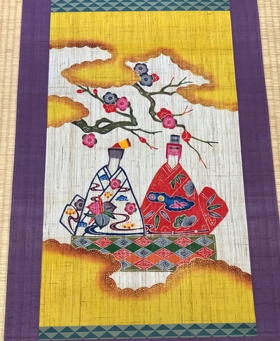 紅型の雛人形額入り 42b878148fcc06090874977b1a677a