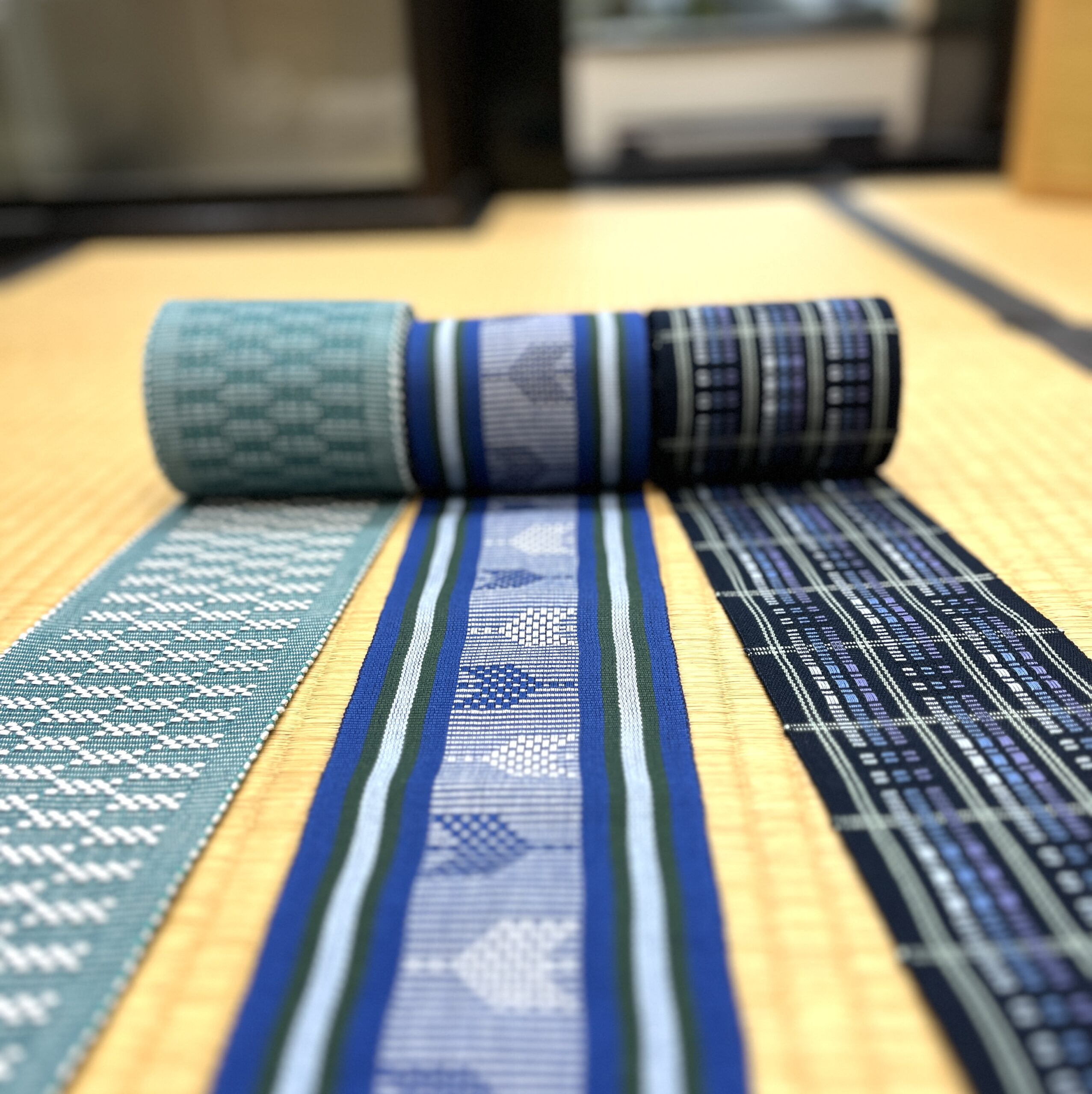 Os363 裂織 角帯 Amazon | 森博多織 博多織 【武士】 男帯 角帯 変受 正絹 幅2.7