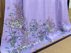 天人花　テンニンカ　琉球紅型訪問着　城間栄順