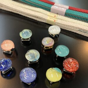 ガラス帯留　いとういつか
