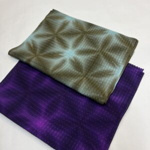 雪花絞り帯揚げ　藤井絞