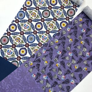 知念冬馬　琉球紅型名古屋帯